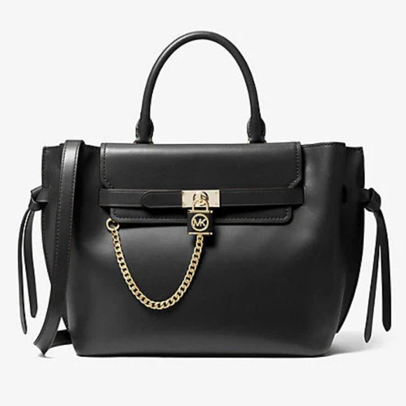 Michael Kors Handbags - MICHAEL KORS NWT
Hamilton Legacy Large
Leather Belted Satchel